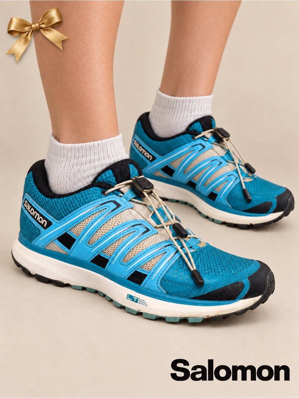 Salomon X-Scream Citytrail Turquoise Running Shoes 8.5